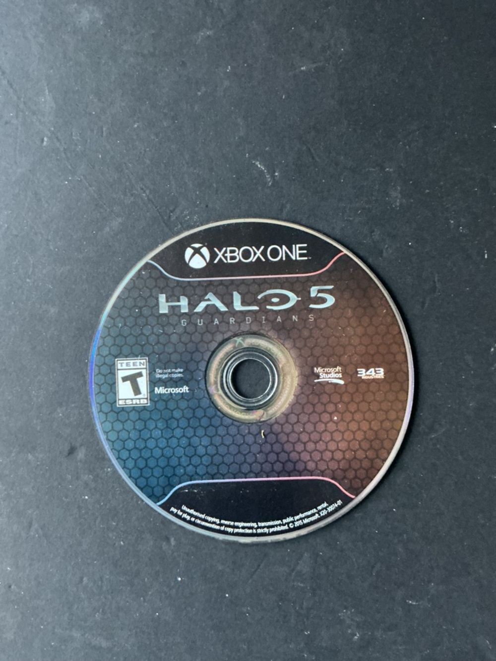 Halo 5: Guardians Game Disc - Black/Blue